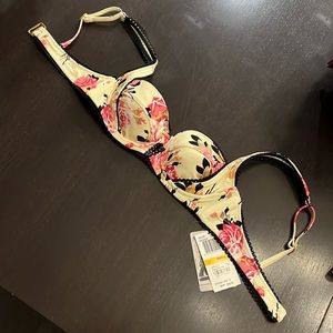 Betsey Johnson small bikini top